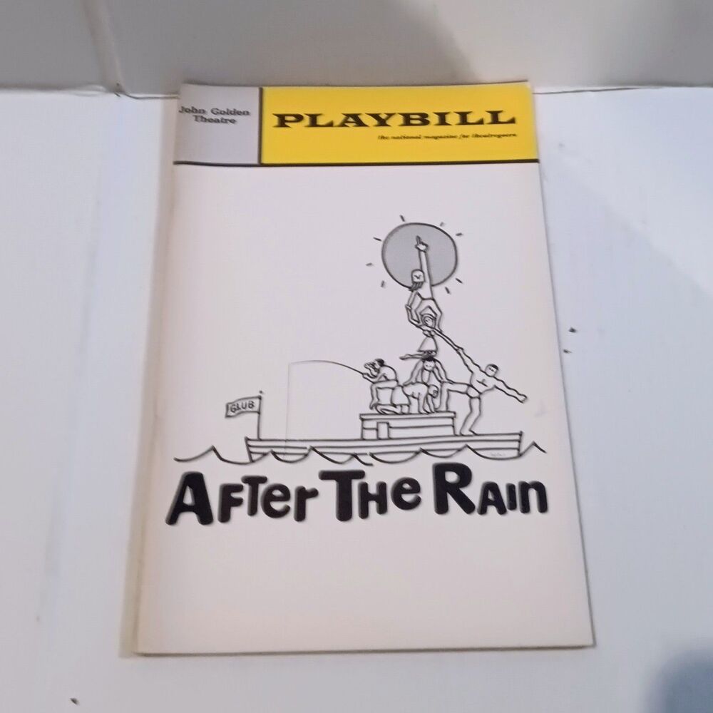 After The Rain John Golden Theatre Playbill-October 1967-Broadway-Alec McCowen